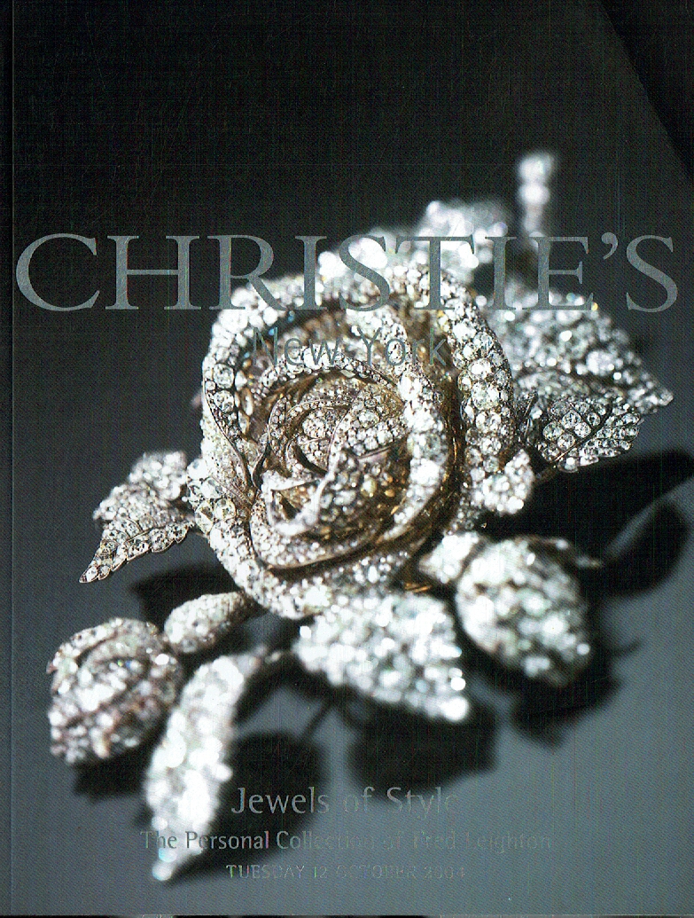 Christies October 2004 Jewels of Style the Personal Collection of Fred Leighton
