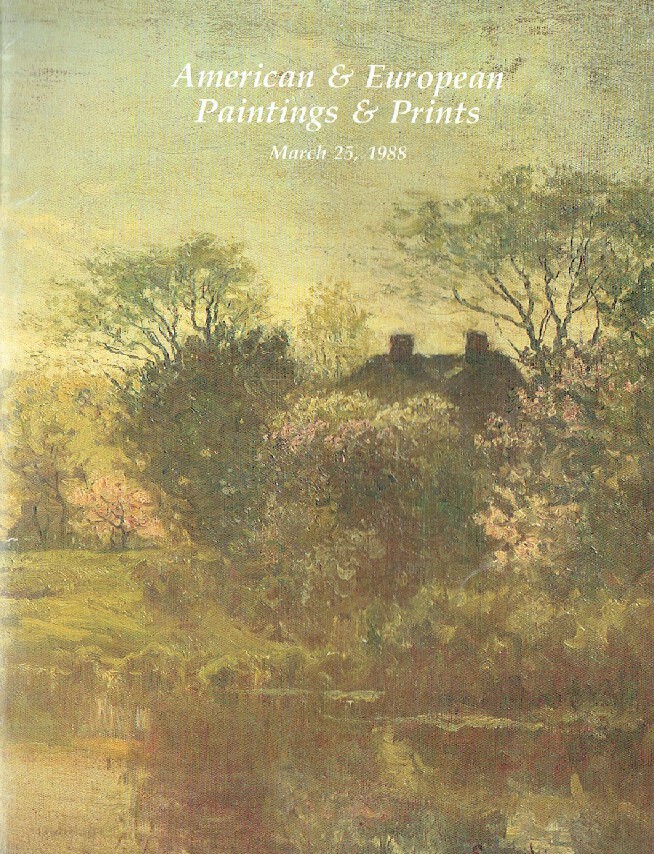 Richard A. Bourne March 1988 American & European Paintings (Digital only)