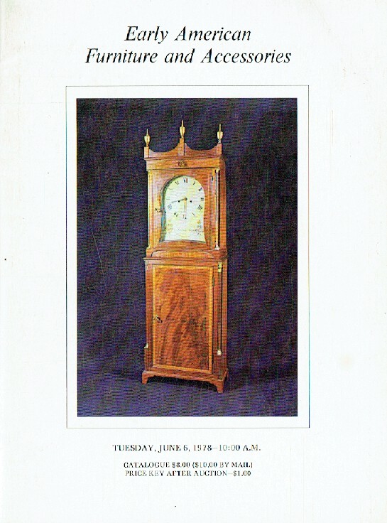 Richard A. Bourne June 1978 Early American Furniture & Accessories