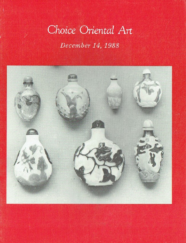 Richard A. Bourne December 1988 Oriental Art