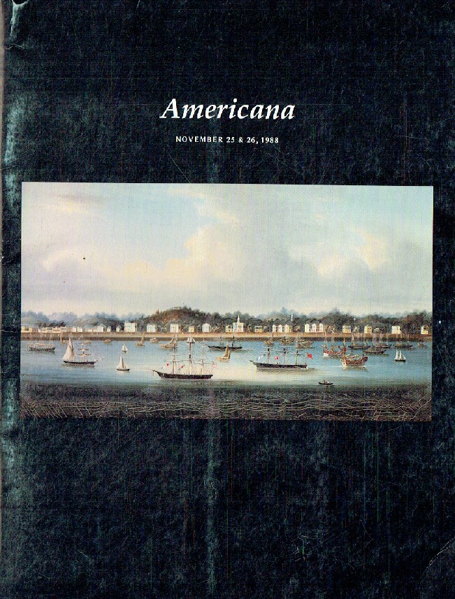 Richard A. Bourne November 1988 Americana
