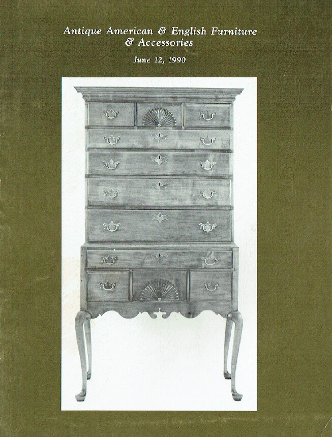 Richard A. Bourne June 1990 American & English Furniture and Accessories