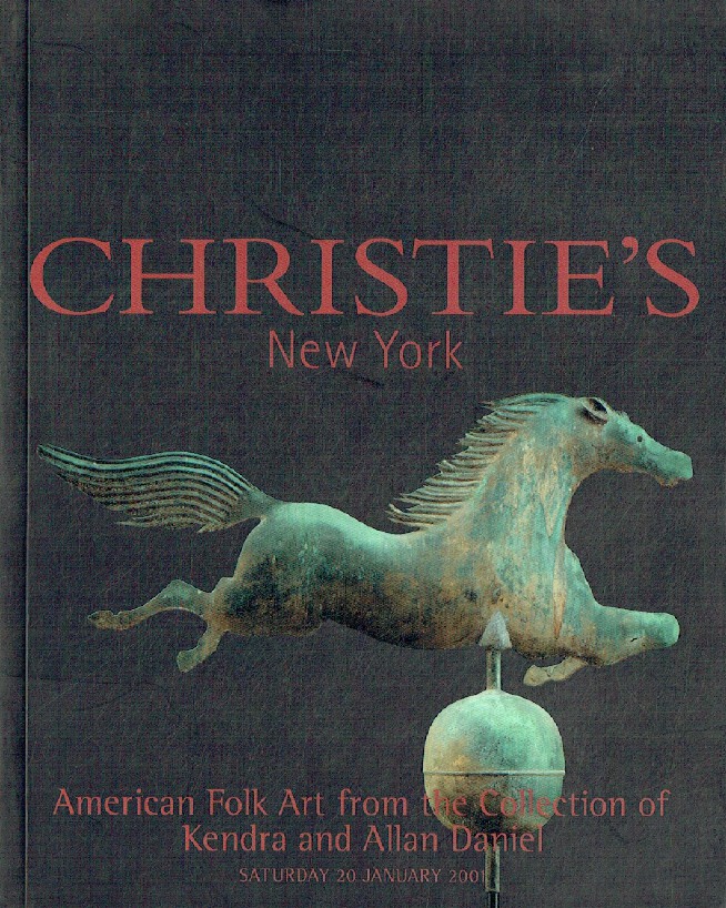 Christies January 2001 American Folk Art from the Collection of Kendra & Allan D - Click Image to Close