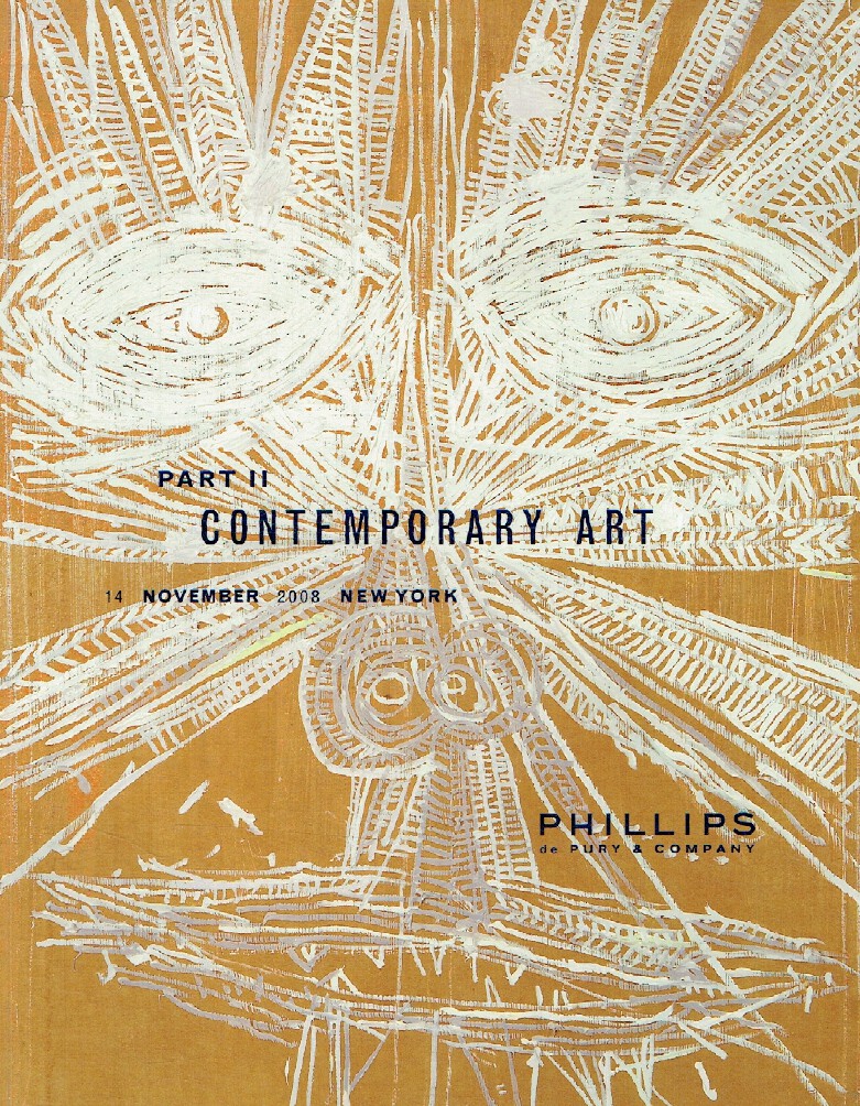 Phillips de Pury November 2008 Contemporary Art Part II