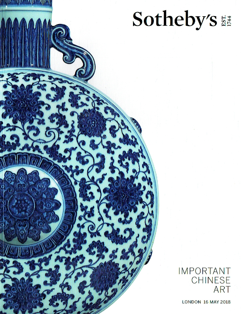 Sothebys May 2018 Important Chinese Art