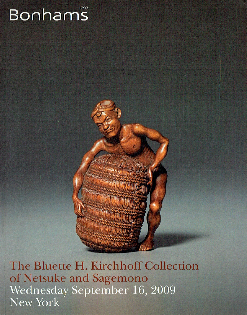 Bonhams September 2009 Bluette H.Kirchhoff Collection of Netsuke & Sagemono
