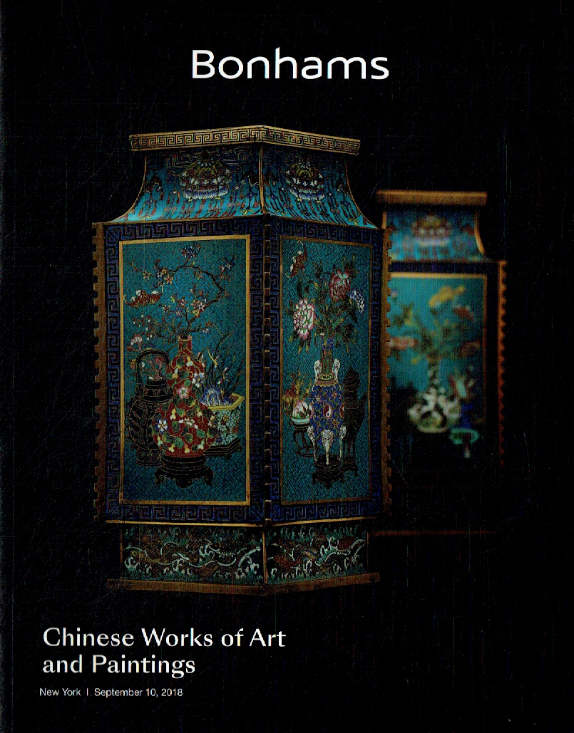 Bonhams September 2018 Chinese Works of Art & Paintings