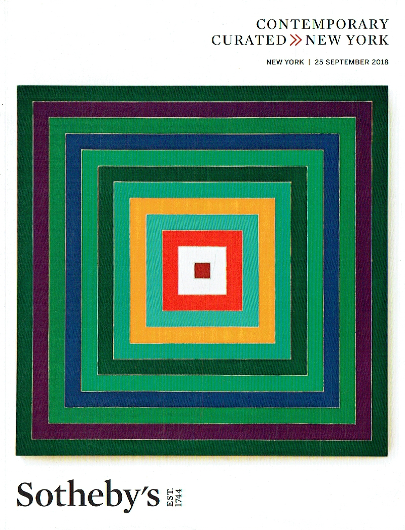 Sotheby's September 2018 Contemporary Art