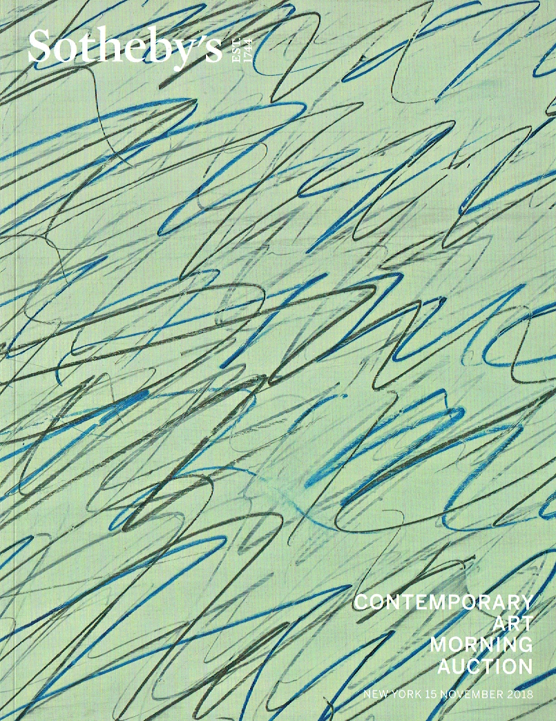 Sotheby's November 2018 Contemporary Art - Morning Auction