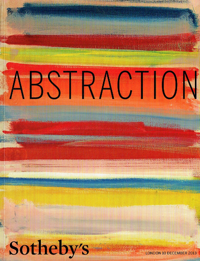 Sothebys December 2013 Abstraction - David Thomson Collection