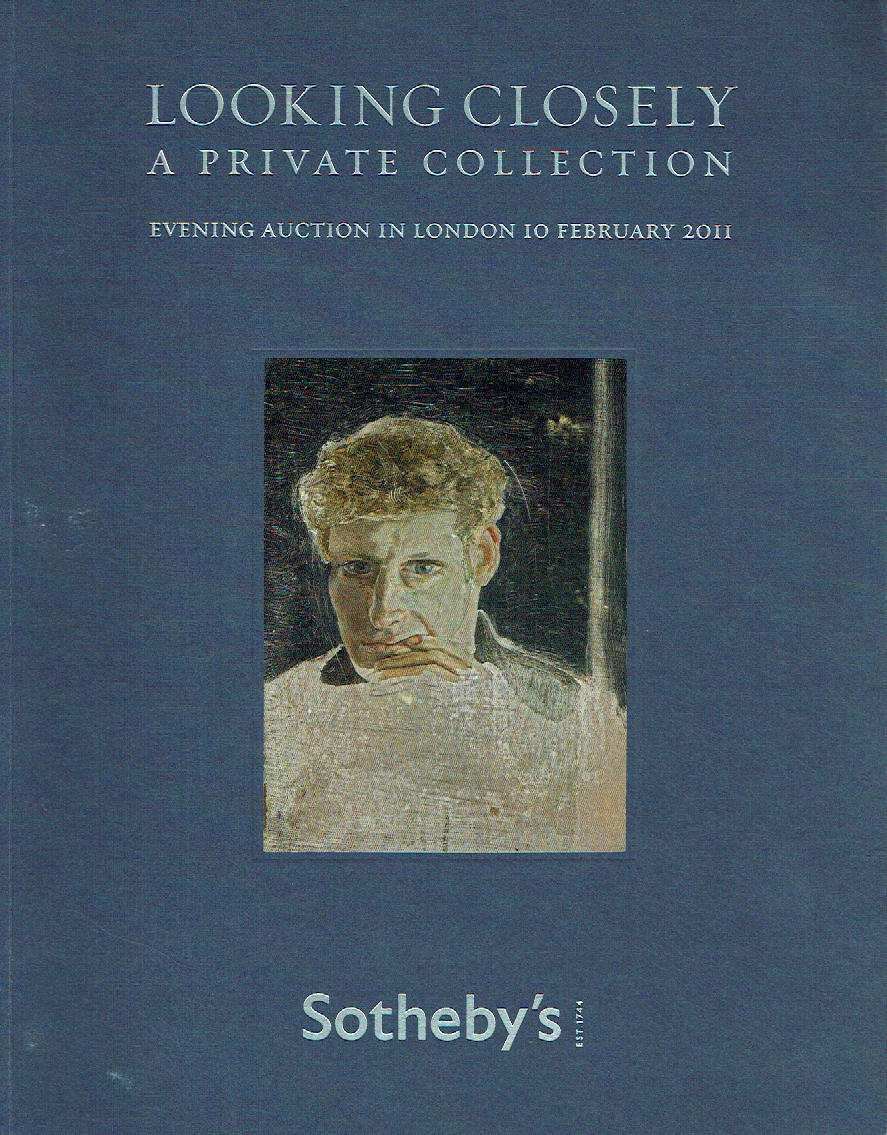 Sothebys February 2011 (Contemporary Art) Looking Closely A Private Collection - Click Image to Close