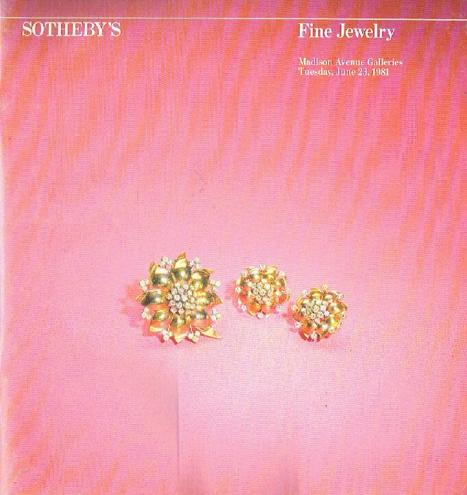 Sothebys June 1981 Fine Jewelry
