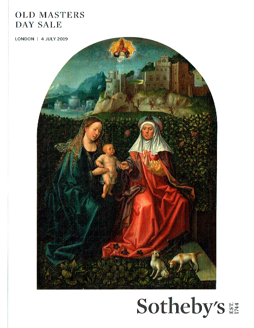 Sothebys July 2019 Old Masters - Day Sale