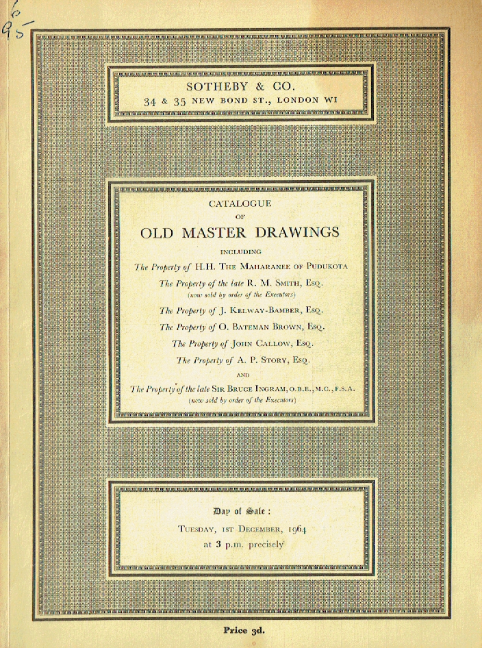 Sotheby & Co. December 1964 Old Master Drawings