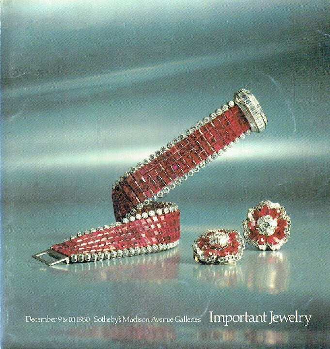 Sothebys December 1980 Important Jewelry