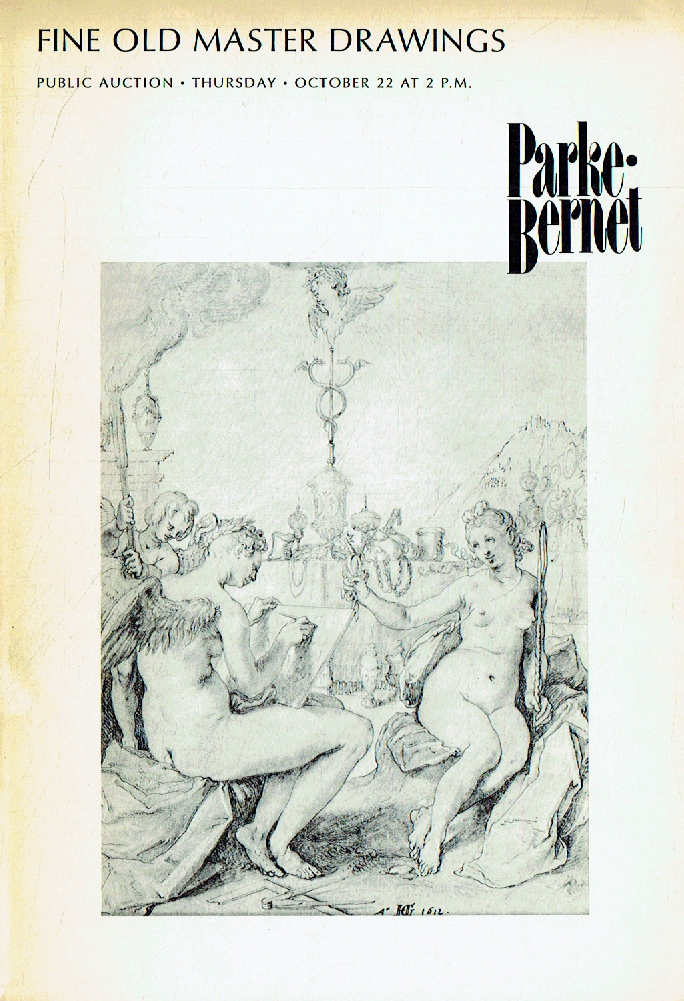 Parke-Bernet October 1970 Fine Old Master Drawings