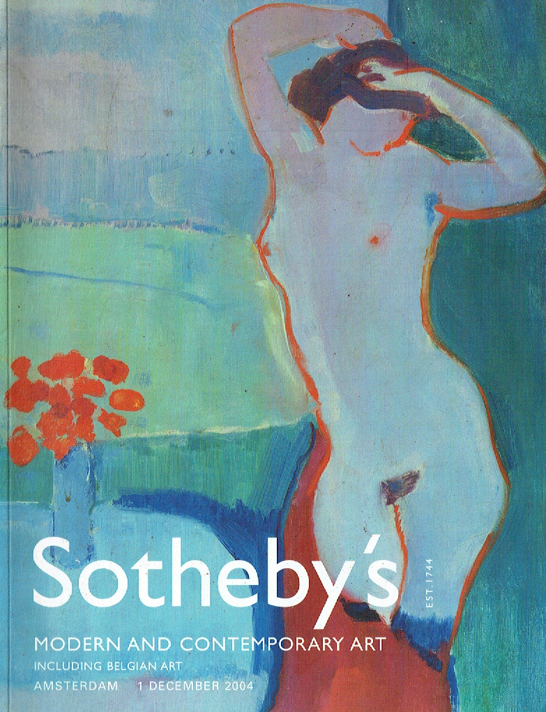 Sothebys December 2004 Modern & Contemporary Art Inc. Belgian Art