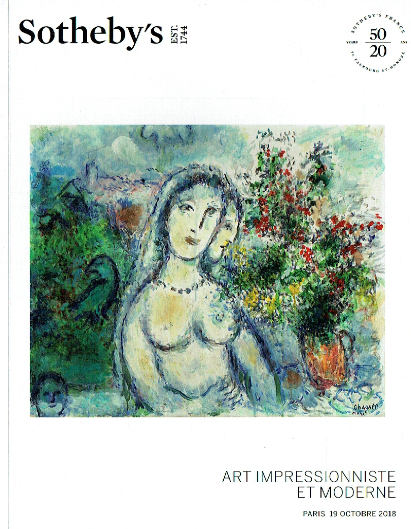 Sothebys October 2018 Impressionist & Modern Art