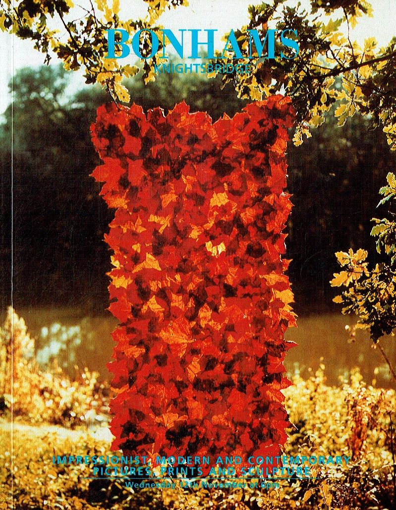 Bonhams November 1997 Impressionist, Modern & Contemporary Pictures