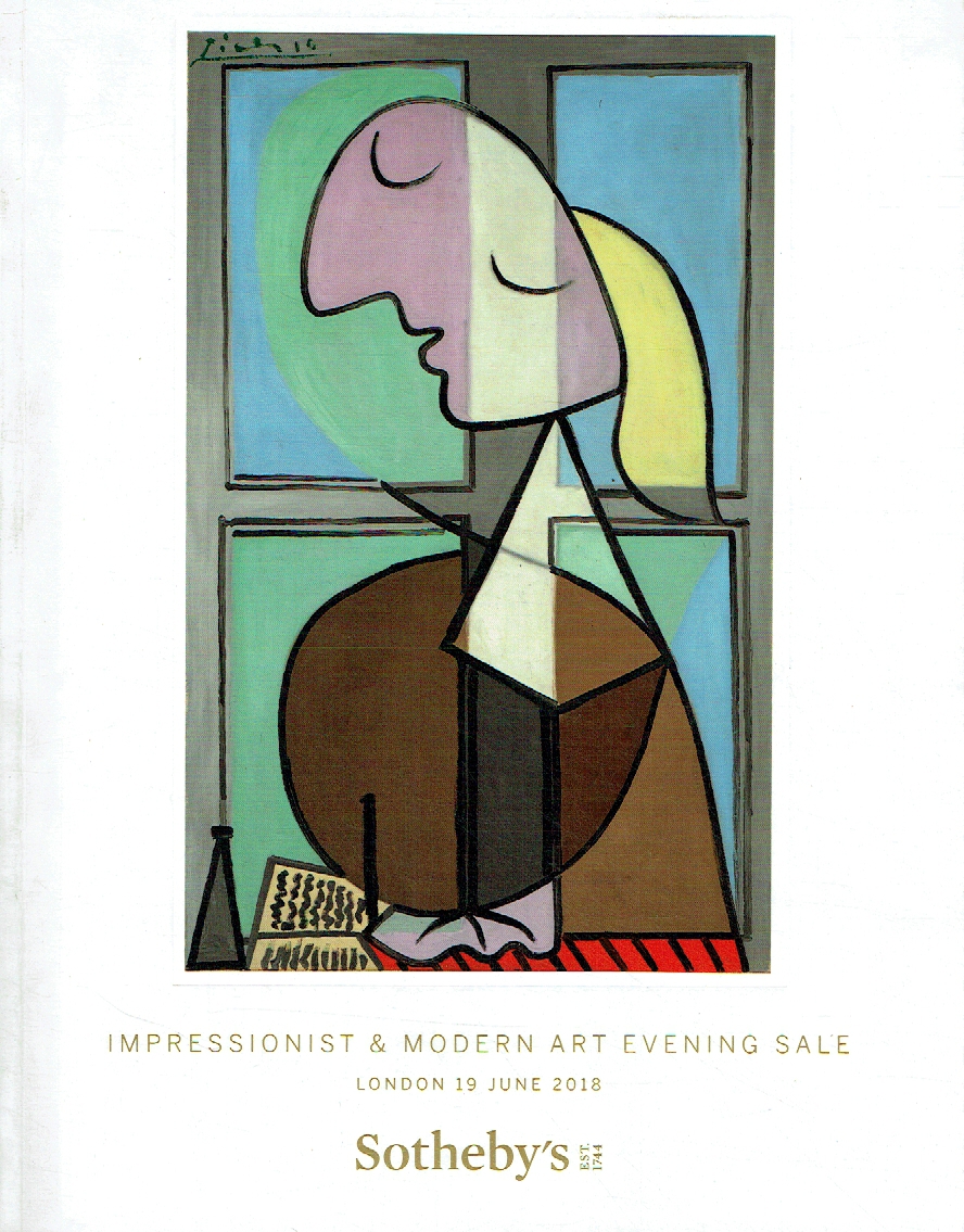 Sothebys June 2018 Impressionist & Modern Art - Evening Sale