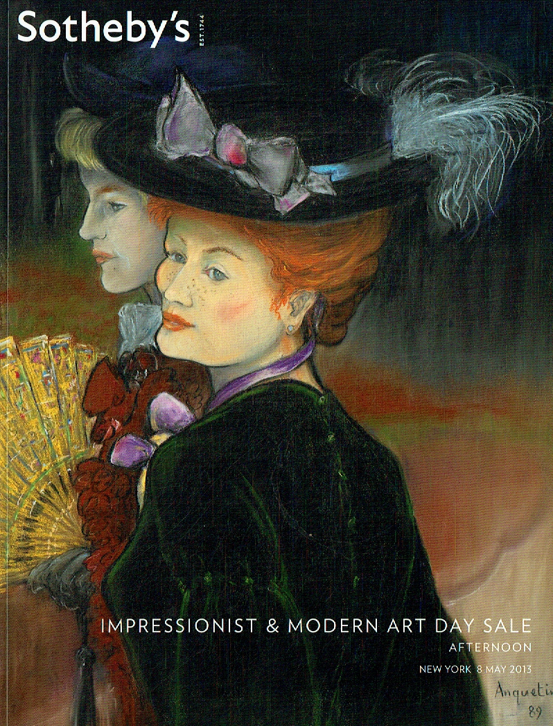 Sothebys May 2013 Impressionist & Modern Art - Day Sale Afternoon