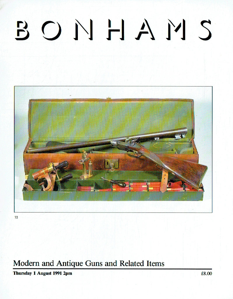 Bonhams August 1991 Modern & Antique Guns and Related Items