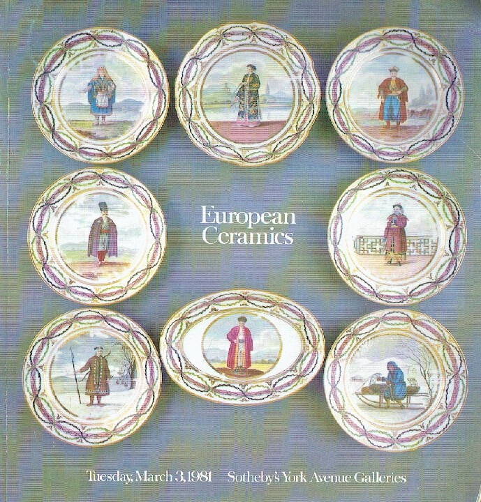 Sothebys March 1981 European Ceramics