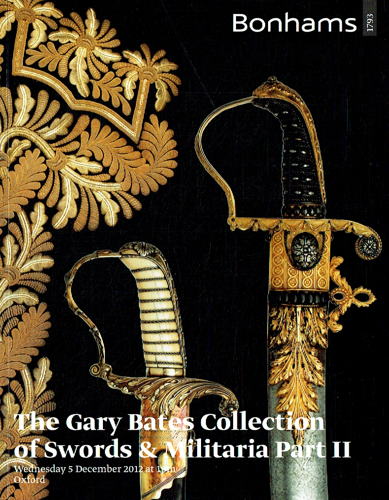 Bonhams July 2012 Swords & Militaria Collection of Bates 2 Vol. Set