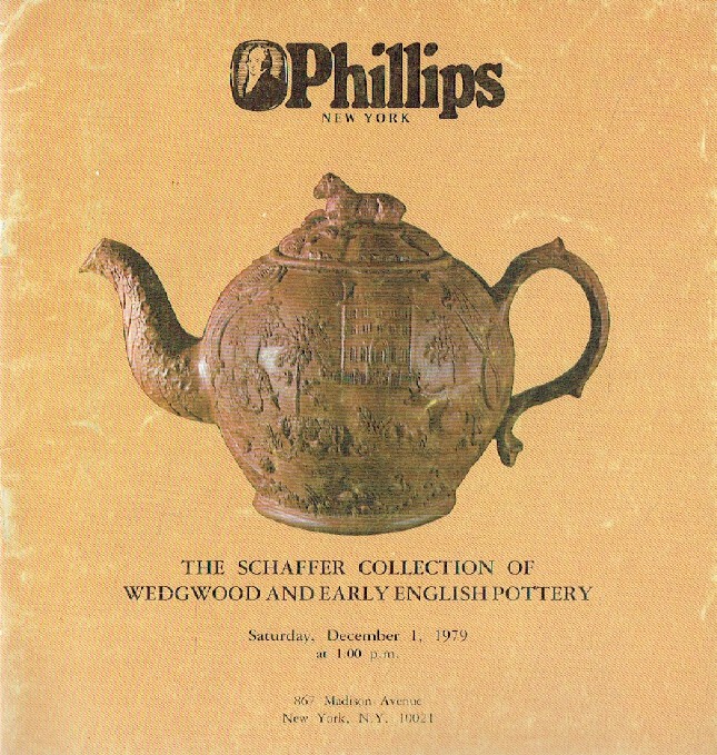 Phillips December 1979 Schaffer Collection of Wedgwood Early English Pottery