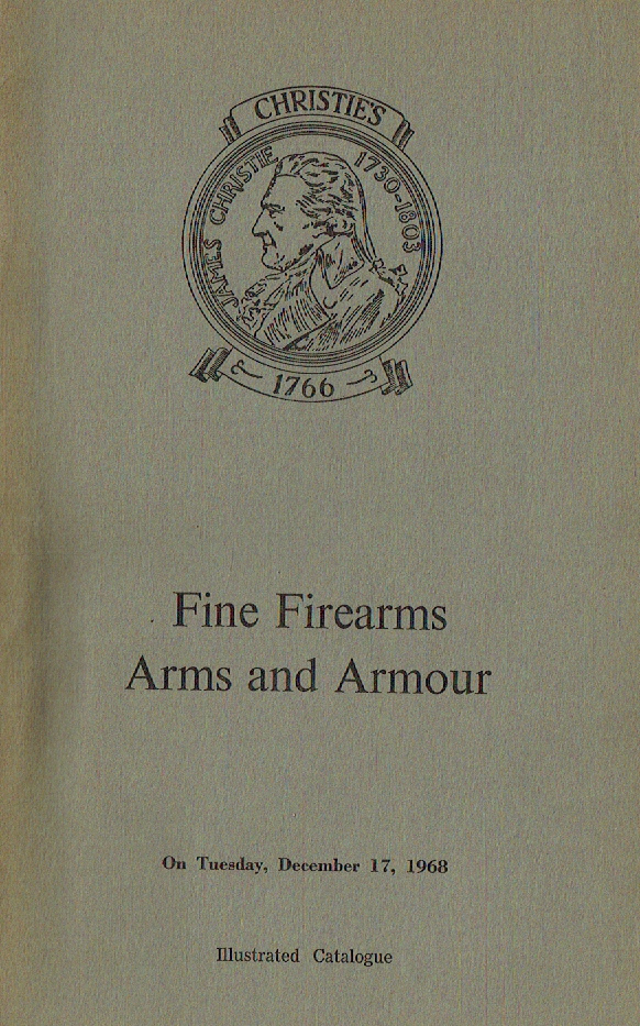 Christies December 1968 Fine Firearms Arms & Armour