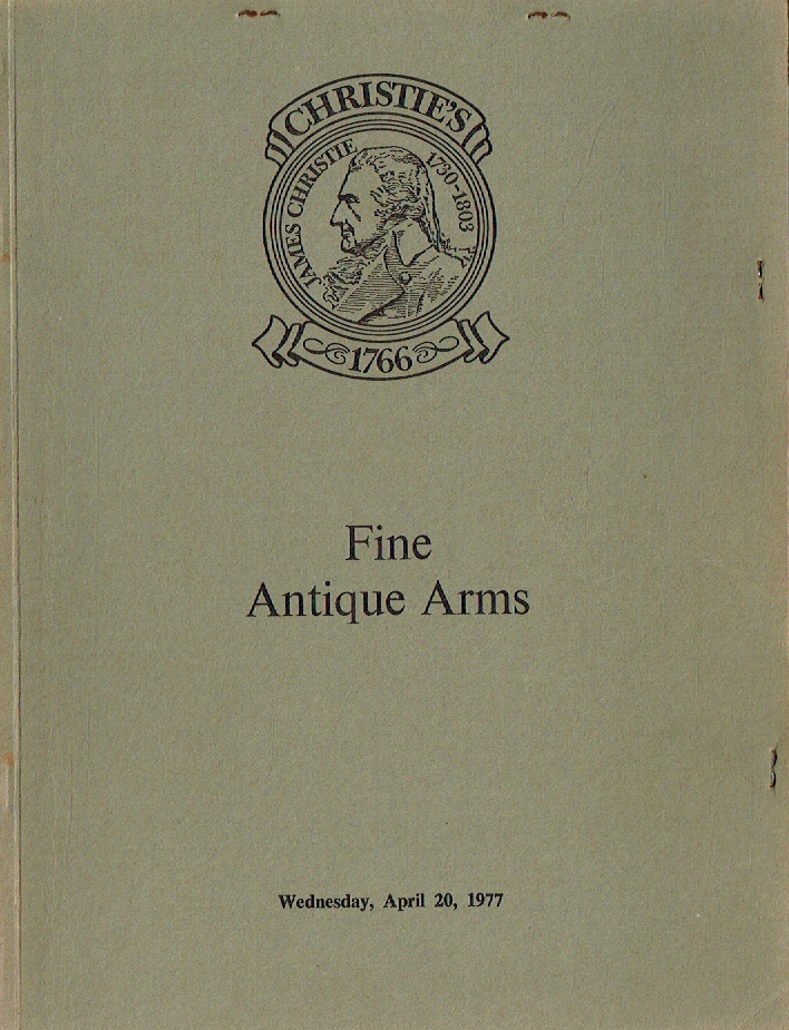 Christies April 1977 Fine Antique Arms
