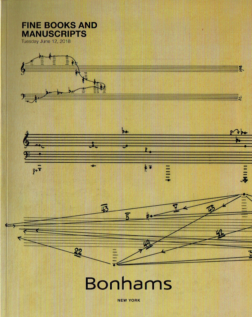 Bonhams June 2018 Fine Books & Manuscripts