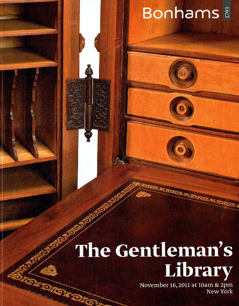 Bomhams November 2011 The Gentleman's Library Sale