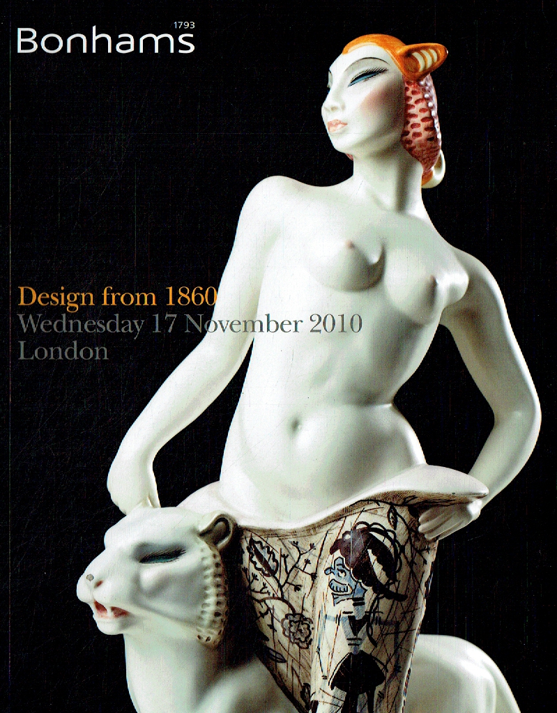 Bonhams November 2010 Design from 1860