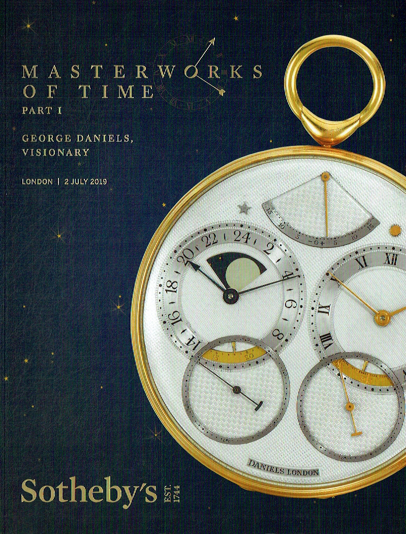 Sothebys July 2019 Master Works of Time Part I George Daniels, Visionary