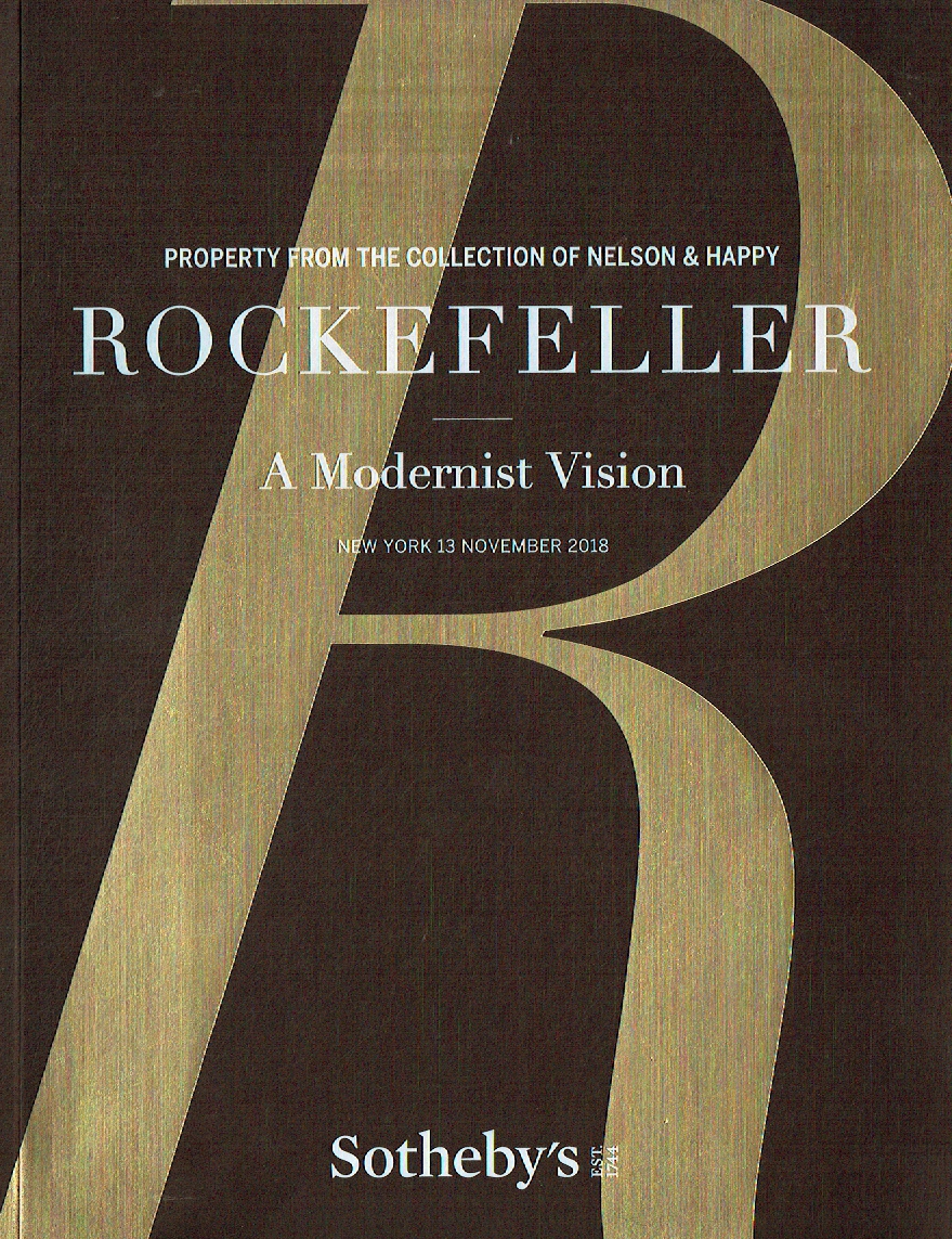 Sothebys November 2018 The Collection of Nelson & Happy Rockefeller
