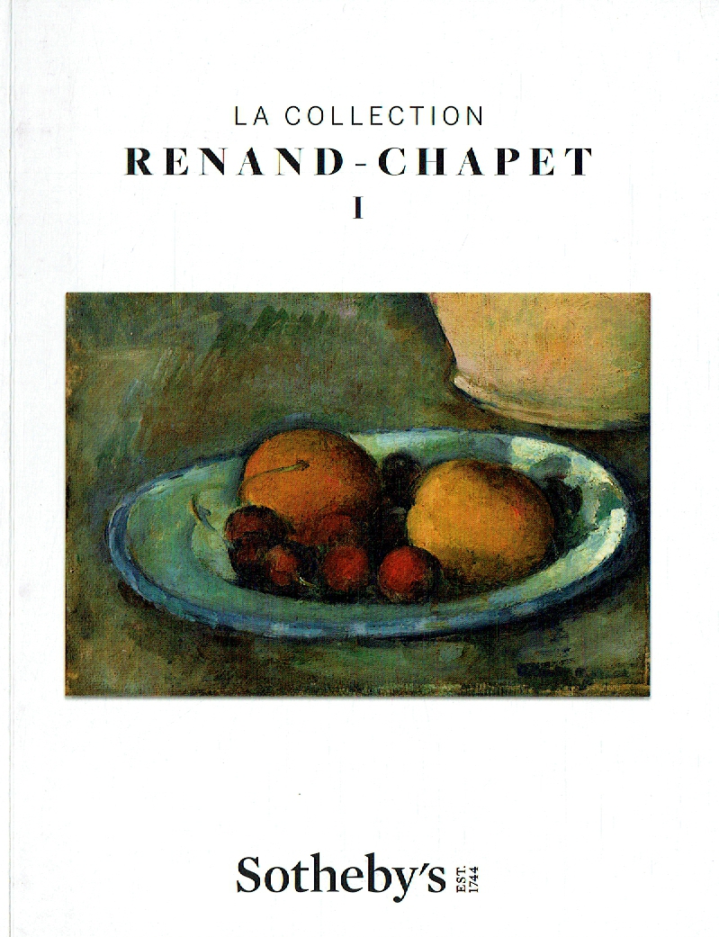 Sothebys October 2018 The Collection Renand-Chapet I