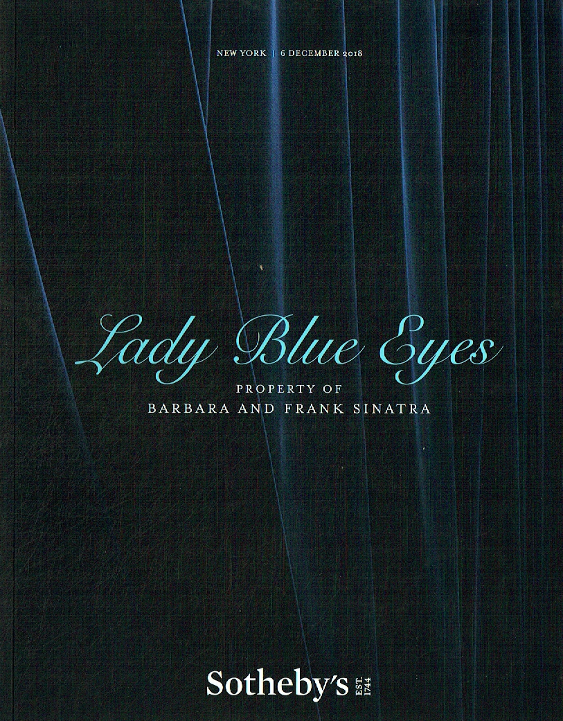 Sothebys December 2018 Lady Blue Eye: Barbara & Frank Sinatra