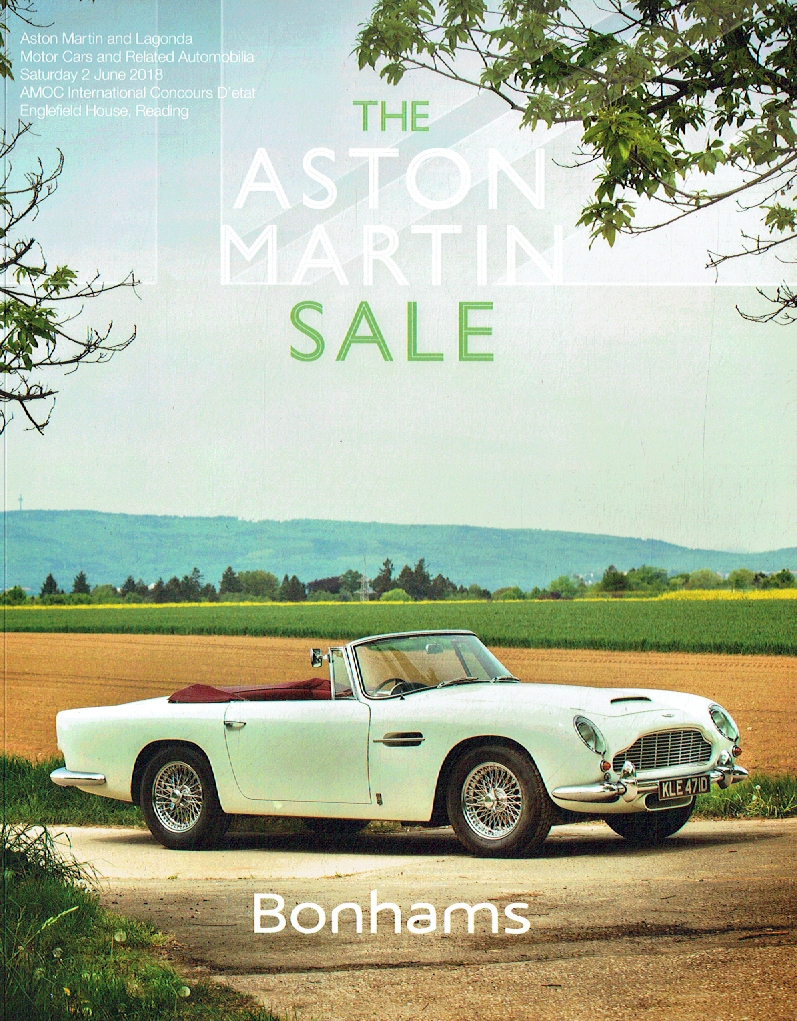 Bonhams June 2018 The Aston Martin Sale