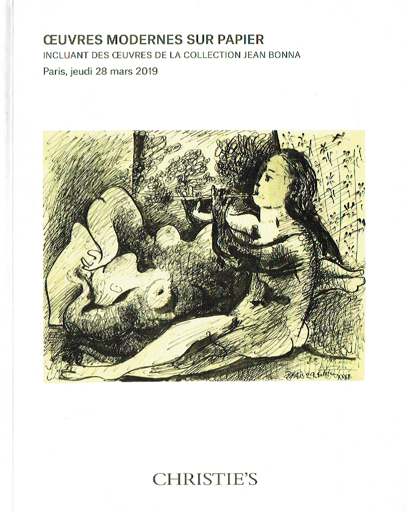 Christies March 2019 Modern Works On Paper inc. Collection the Jean Bonna
