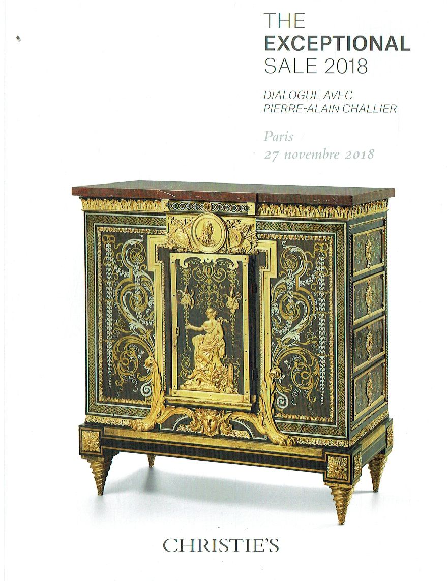 Christies November 2018 The Exceptional Sale 2018 Dialogue With Pierre-Alain