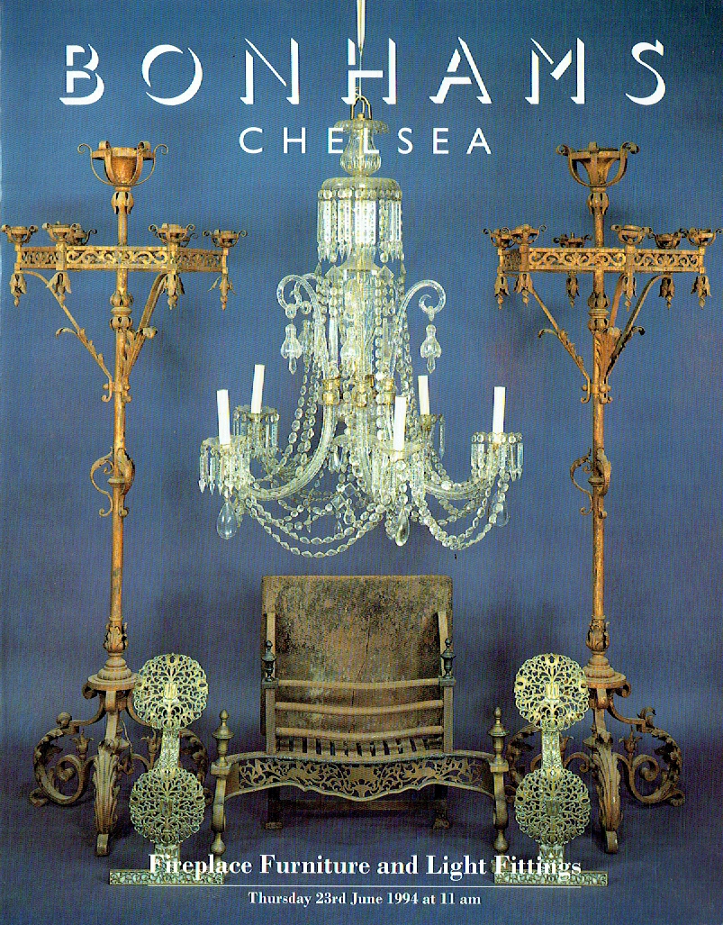 Bonhams June 1994 Fireplace Furniture & Light Fittings - Click Image to Close