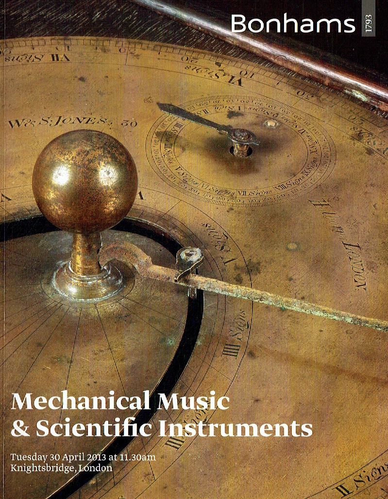 Bonhams April 2013 Mechanical Music & Scientific Instruments