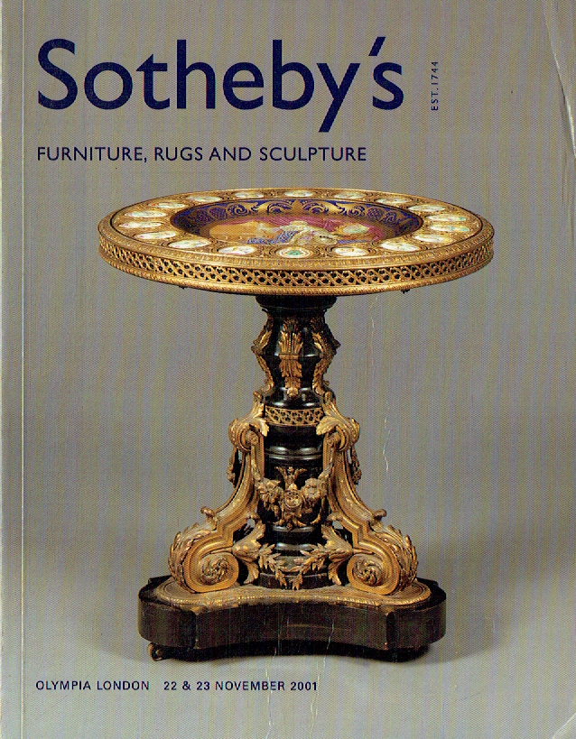 Sothebys November 2001 Furniture, Rugs & Sculpture