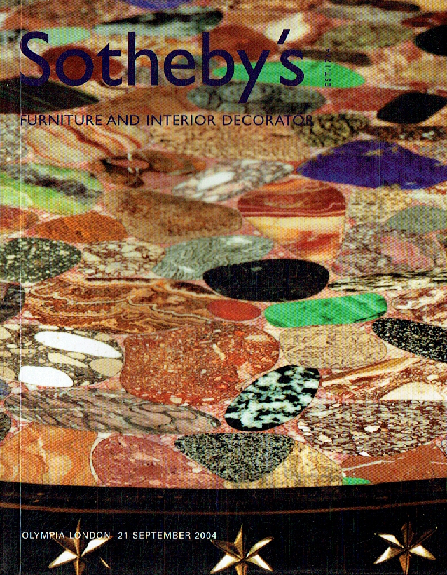 Sothebys September 2004 Furniture & Interior Decorator