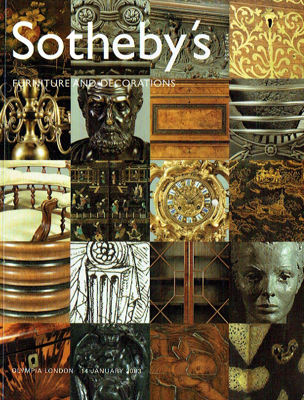 Sothebys January 2003 Furniture & Decorations
