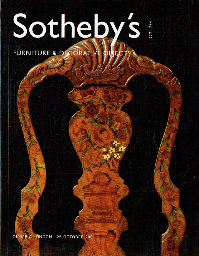 Sothebys October 2001 Furniture & Decorative Objects