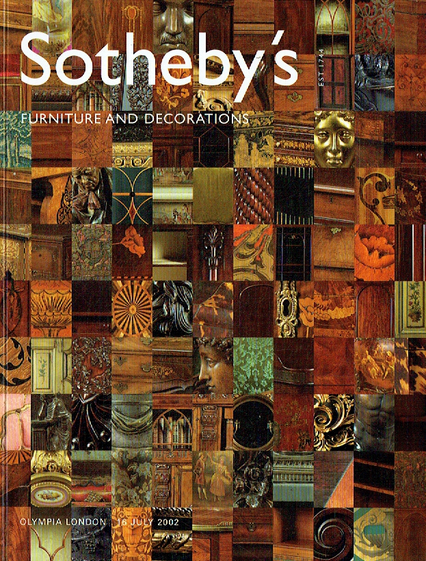Sothebys July 2002 Furniture & Decorations