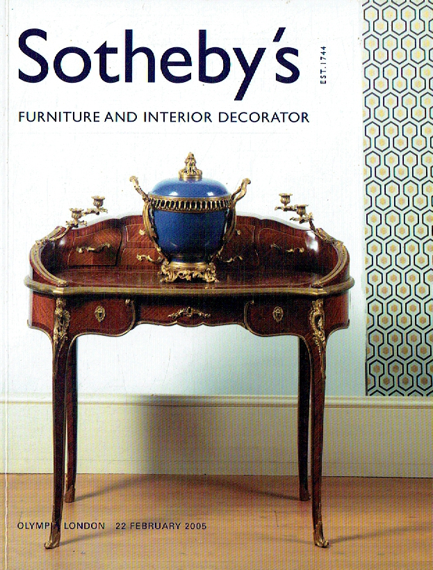 Sothebys February 2005 Furniture & Interior Decorator