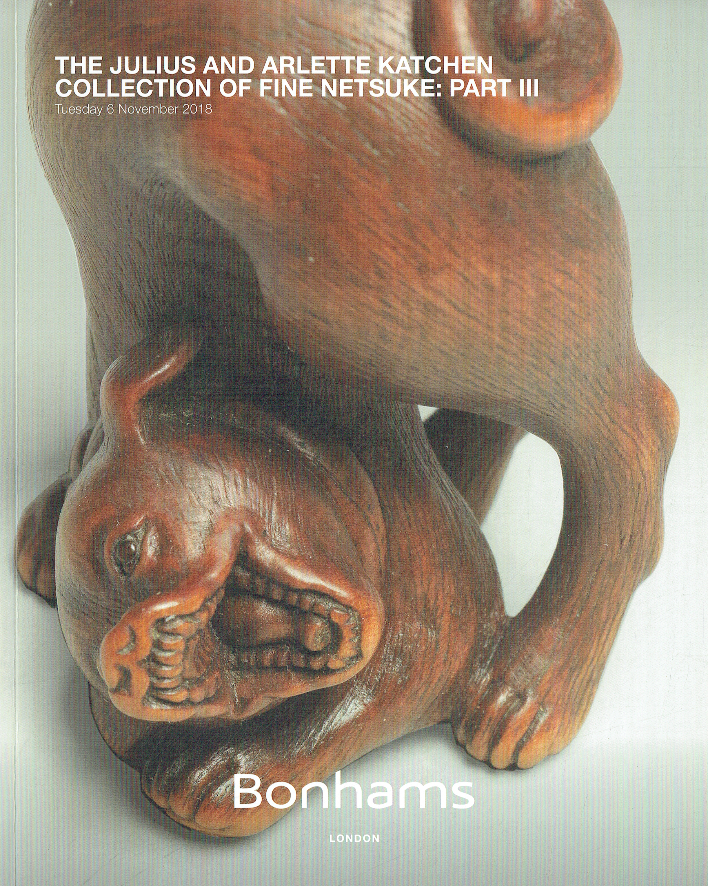 Bonhams November 2018 Julius & Arlette Katchen Collection of Fine Netsuke